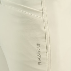 Pantalon Flags & Cup Guérande homme Blanc Pantalon Flags & Cup Guérande homme Blanc