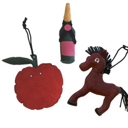 Jouet pour chevaux en cuir Canter