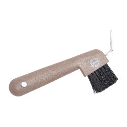 Cure-pied avec brosse Imperial Riding Cappuccino Marron