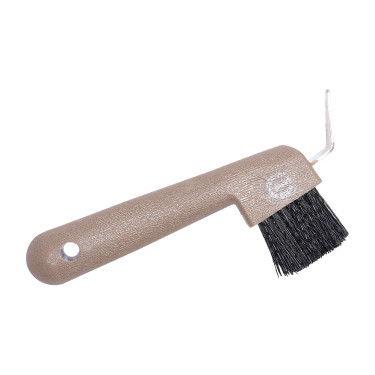Cure-pied avec brosse Imperial Riding Cappuccino Marron
