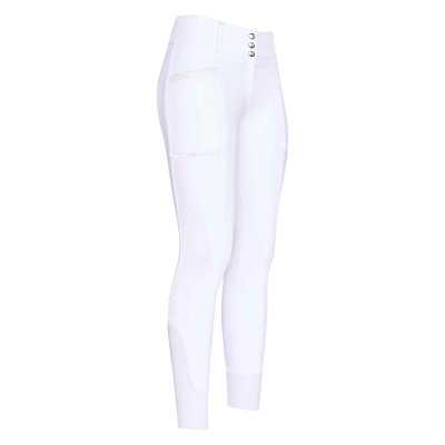 Pantalon d'équitation Imperial Riding Diva Capone FullGrip Blanc