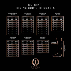 Bottes d'équitation Imperial Riding Olania Longue/Large Bordeaux / fleur