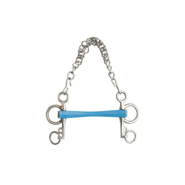 Mors pelham Metalab Flexi droit branches courtes Mors pelham Metalab Flexi droit branches courtes