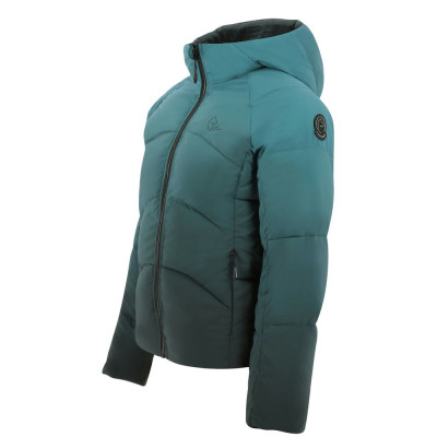 Doudoune Equithème Laura enfant Turquoise