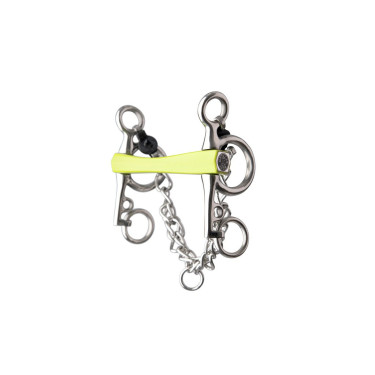 Mors pelham Metalab Flexi Soft droit branches courtes Mors pelham Metalab Flexi Soft droit branches courtes