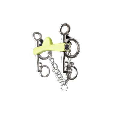 Mors pelham Metalab Flexi Soft demi-lune branches courtes Mors pelham Metalab Flexi Soft demi-lune branches courtes