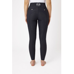 Leggins d'équitation avec passants de ceinture Gia femme B Vertigo Bleu marine foncé