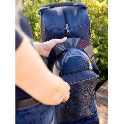 Sac à bottes et bombe Elite Pro LeMieux Bleu marine