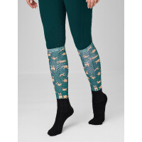 Chaussettes LeMieux Footsie Abstract Palm Multi-couleurs