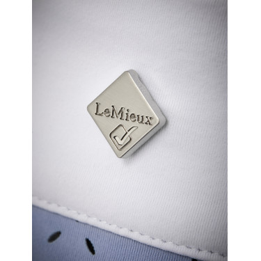 Polo de concours LeMieux Olivia manches longues Mist Bleu
