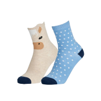 Chaussettes Mini LeMieux personnage 2 paires Palomino Chaussettes Mini LeMieux personnage 2 paires Palomino