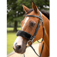 Fourreau de muserolle LeMieux Simuwool Noir Fourreau de muserolle LeMieux Simuwool Noir