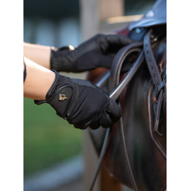 Gants d'équitation LeMieux Pro Mesh Noir Gants d'équitation LeMieux Pro Mesh Noir