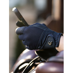 Gants d'équitation LeMieux Pro Mesh Bleu marine