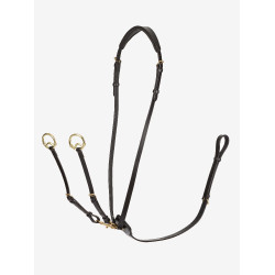 Martingale à anneaux Kudos LeMieux Marron / laiton