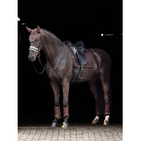 Tapis LeMieux Crystal Suede Dressage Marron Tapis LeMieux Crystal Suede Dressage Marron