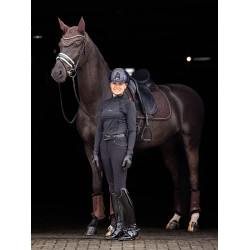 Tapis LeMieux Crystal Suede Dressage Marron