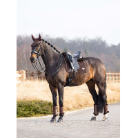 Tapis LeMieux Puissance Suede Dressage Square Marron