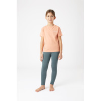 T-shirt Calina avec broderie Horze enfant Rose crevette T-shirt Calina avec broderie Horze enfant Rose crevette