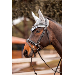 Bonnet anti-mouches Wicklow Horze Brume harbour Gris Bonnet anti-mouches Wicklow Horze Brume harbour Gris