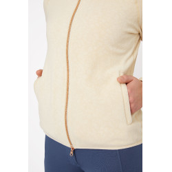 Veste polaire Zelda Horze femme Beige tapioca Veste polaire Zelda Horze femme Beige tapioca