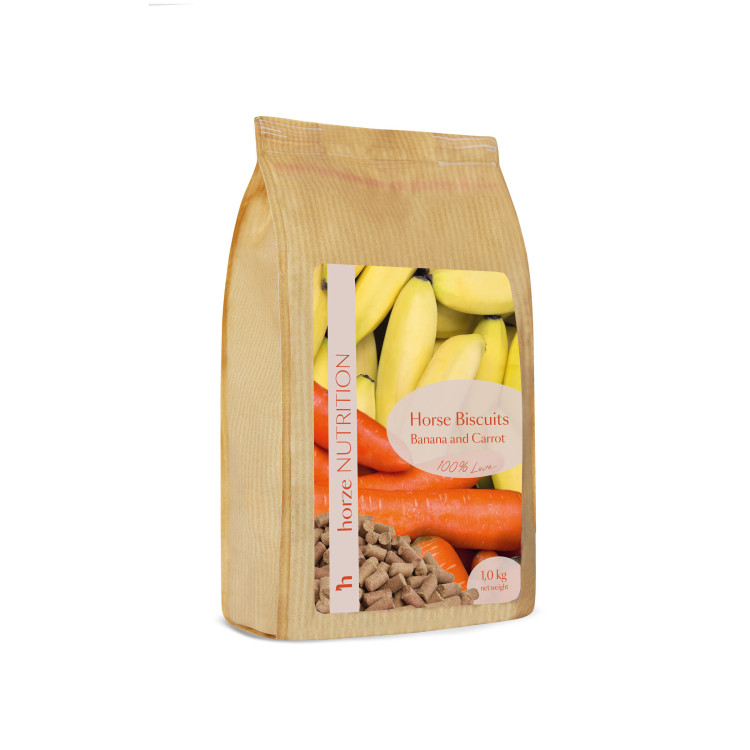 Biscuits Banane & Carotte Horze Friandises 1 kg