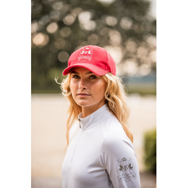 Casquette Logo B Vertigo Rouge rose barberry
