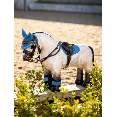Bonnet anti-mouches Mini Poney LeMieux Bleu pacifique Bonnet anti-mouches Mini Poney LeMieux Bleu pacifique