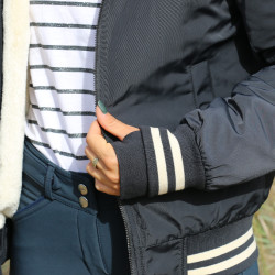 Bombers Pénélope Lyon Marine / off white Bleu marine Bombers Pénélope Lyon Marine / off white Bleu marine