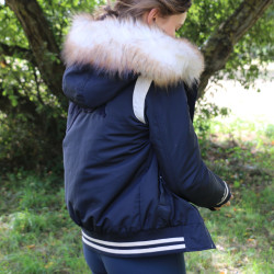Bombers Pénélope Lyon Marine / off white Bleu marine Bombers Pénélope Lyon Marine / off white Bleu marine