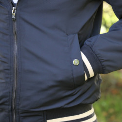 Bombers Pénélope Lyon Marine / off white Bleu marine Bombers Pénélope Lyon Marine / off white Bleu marine