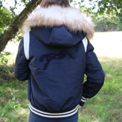 Bombers Pénélope Lyon Marine / off white Bleu marine Bombers Pénélope Lyon Marine / off white Bleu marine