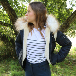 Bombers Pénélope Lyon Marine / off white Bleu marine Bombers Pénélope Lyon Marine / off white Bleu marine