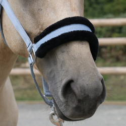 Licol mouton T de T synthétique Gris / noir