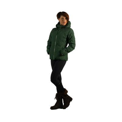 Doudoune femme imperméable Askola Flags & Cup Vert foncé