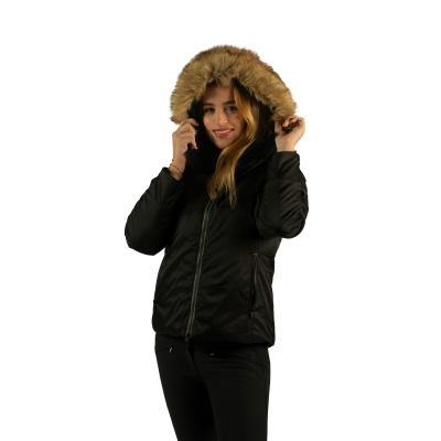 Veste femme imperméable Forssa Flags & Cup Noir