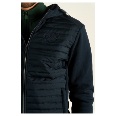 Sweat zippé homme bimatière Sauvo Flags & Cup Sweat zippé homme bimatière Sauvo Flags & Cup