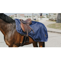 Couvre-reins Equithème Classic 600D Bleu marine Couvre-reins Equithème Classic 600D Bleu marine