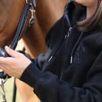 Sweat Fluore Pénélope Noir Sweat Fluore Pénélope Noir