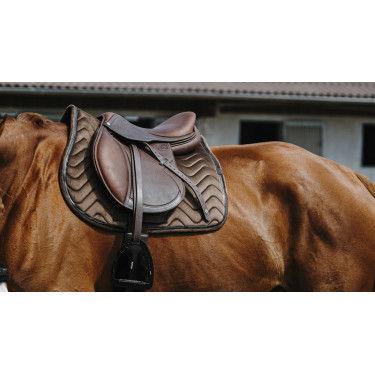 Tapis de selle Equithème Glossy Marron Tapis de selle Equithème Glossy Marron