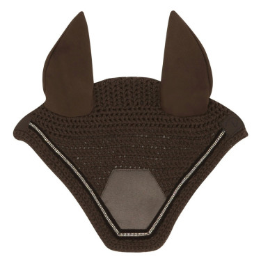 Bonnet chasse mouche Equithème Domino Bonnet chasse mouche Equithème Domino