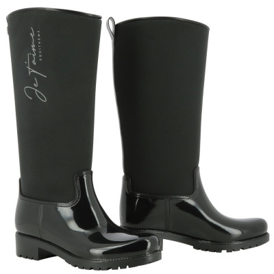 Bottes de pluie Equithème Je t'aime Noir