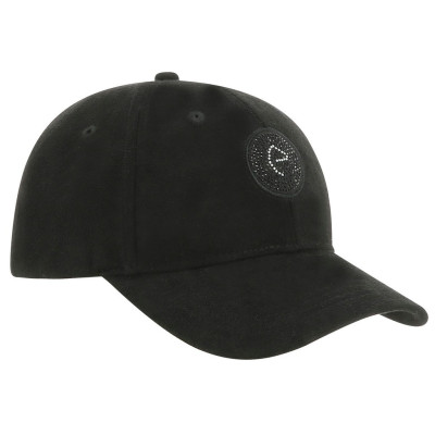 Casquette Equithème Era velours Noir