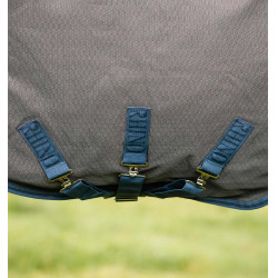 Couverture Horseware Rhino Hexstop Plus Vari-Layer Turnout 250g Gris / indigo Couverture Horseware Rhino Hexstop Plus Vari-Layer Turnout 250g Gris / indigo