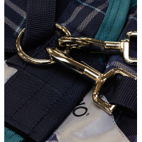 Couverture Horseware Rhino Plus Vari-Layer 250g 1000D Marine à carreaux / bleu sarcelle Bleu marine Couverture Horseware Rhino Plus Vari-Layer 250g 1000D Marine à carreaux / bleu sarcelle Bleu marine