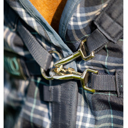 Couverture Horseware Rhino Plus Vari-Layer 450g 1000D Marine à carreaux / indigo Bleu marine Couverture Horseware Rhino Plus Vari-Layer 450g 1000D Marine à carreaux / indigo Bleu marine