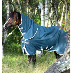 Couverture Horseware Amigo AmEco 12 Plus 0g 1200D Sarcelle / gris Bleu