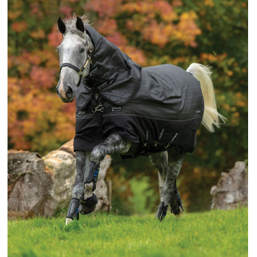 Couverture Horseware Amigo Bravo 12 Reflectech Plus 250g Noir / réfléchissant Couverture Horseware Amigo Bravo 12 Reflectech Plus 250g Noir / réfléchissant
