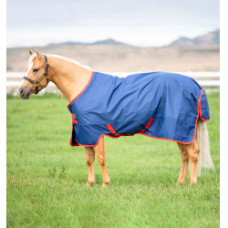 Couverture Horseware Mio 200g 600D Bleu foncé / bleu foncé / rouge