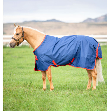 Couverture Horseware Mio 200g 600D Bleu foncé / bleu foncé / rouge Couverture Horseware Mio 200g 600D Bleu foncé / bleu foncé / rouge